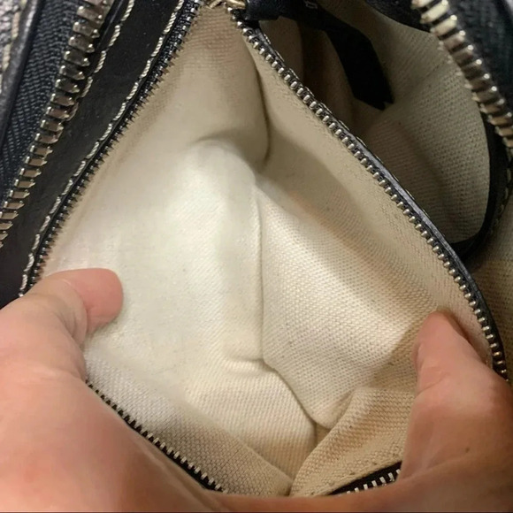 Michael Kors Black leather petite shoulder bag - Picture 8 of 12